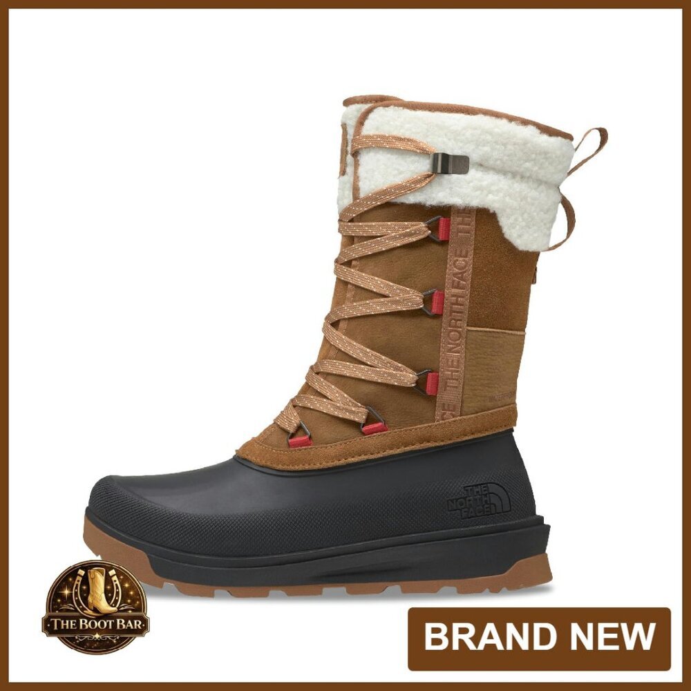 Women's Waterproof Insulated Snow Boots with Traction, Size 7